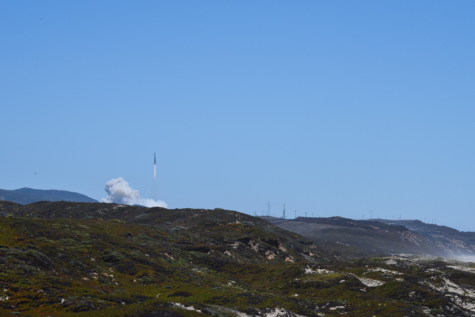 A United Launch Alliance Delta IV Heavy rocket carrying a National Reconnaissance Office payload launched by team Vandenberg from Space Launch Complex-6 here Monday at 1:47 p.m. PDT. This was the ninth Delta IV-Heavy launched from Vandenberg, with the first launch occurring Jan. 20, 201, and it is the largest rocket ever to launch from the West Coast of the United States. (U.S. Space Force photo by Senior Airman Hanah Abercrombie)