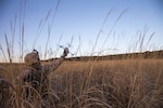 A U.S. Marine utilizes a drone at Combined Arms Training Center, Camp Fuji, Japan, Jan. 22.