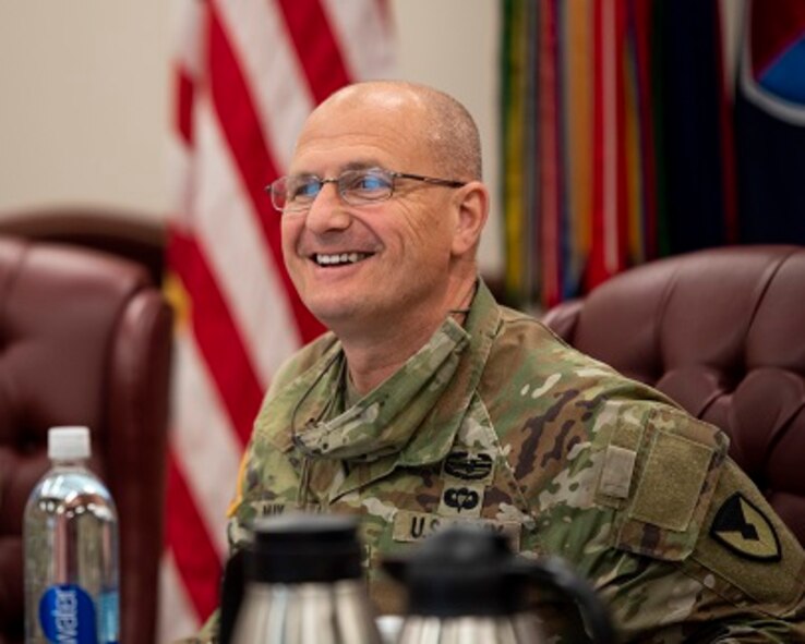 The briefing given to the U.S. Army Materiel Command’s top leader here on April 22 began with recognition given to six members of the Army Sustainment Command team, and with words of praise for ASC that came from leaders at every level of the Army.