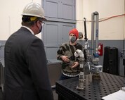 Acting Secretary of the Navy Thomas W. Harker visited Puget Sound Naval Shipyard & Intermediate Maintenance Facility in Bremerton, Washington, April 26, 2021. Harker met with command leadership and toured PSNS & IMF facilities to discuss ongoing and planned process improvement and transformation efforts at the shipyard. (U.S. Navy photo by Kenneth G. Takada)