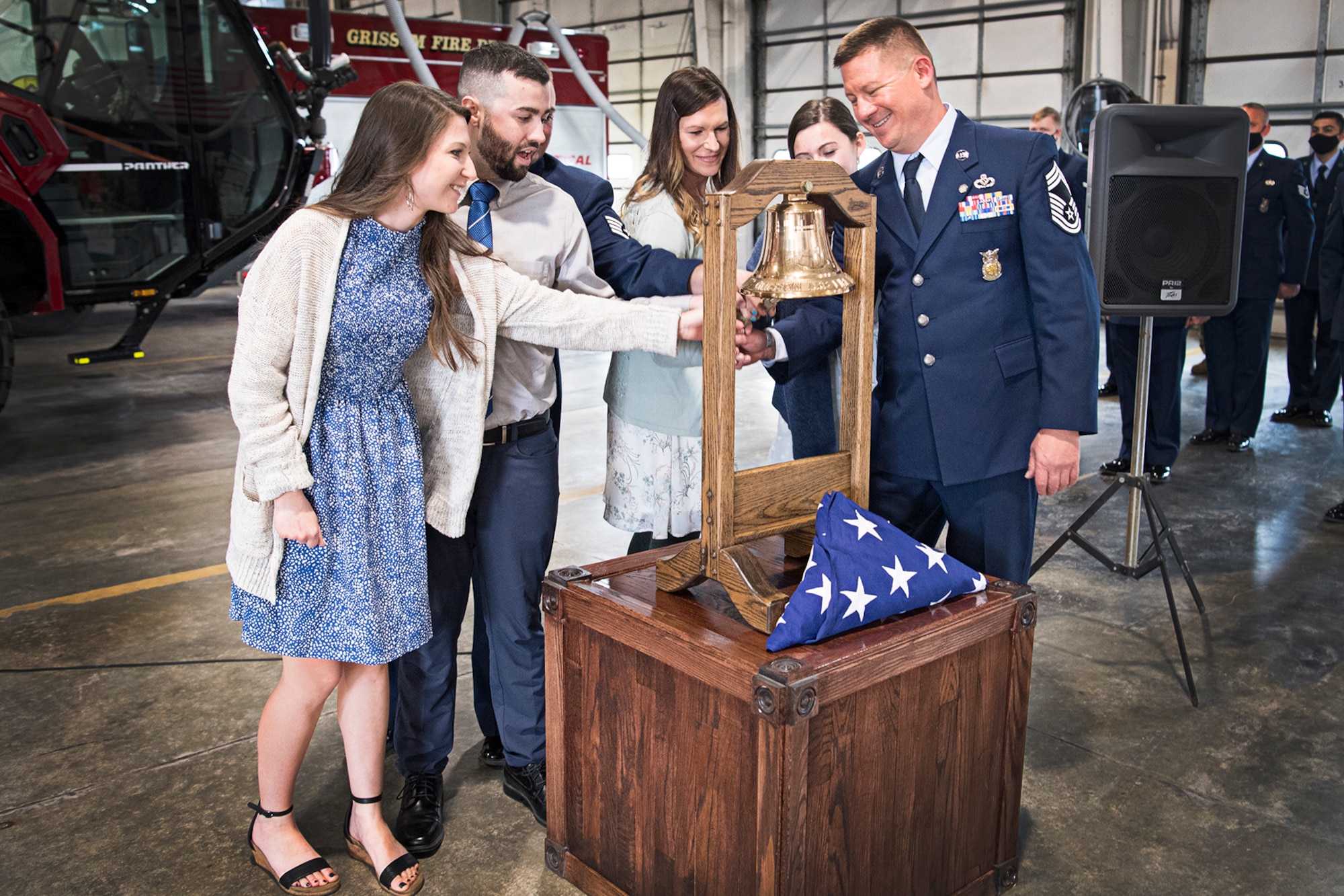 Dehner's retirement ceremony was held April 24, 2021 and was attended by family, friends and coworkers. (U.S. Air Force photo/Douglas Hays)