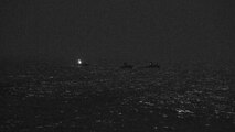 210426-N-NO146-1001 ARABIAN GULF (April 26, 2021) Three Iranian Islamic Revolutionary Guard Corps Navy (IRGCN) fast inshore attack craft (FIAC) approach the U.S. Coast Guard patrol boat USCGC Baranof (WPB 1318) and patrol coastal ship USS Firebolt (PC 10), while the U.S. vessels were conducting routine maritime security patrols in the international waters of the North Arabian Gulf, April 26. Firebolt is assigned to U.S. Naval Forces Central Command’s Task Force (TF) 55 and Baranof is assigned to Patrol Forces Southwest Asia (PATFORSWA), the largest U.S. Coast Guard unit outside the United States, and operates under TF 55. (U.S. Navy Photo)