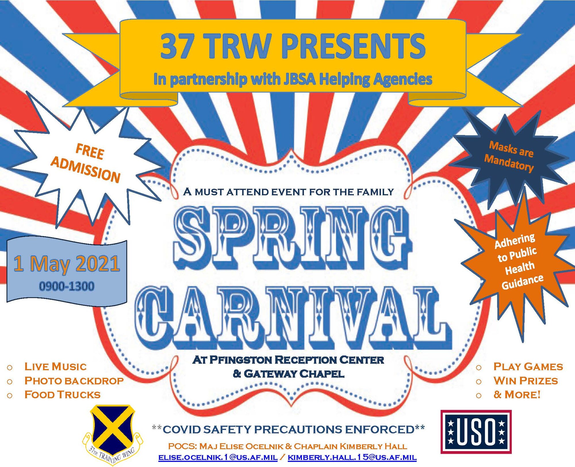 37 TRW presents the 2021 Spring Carnival