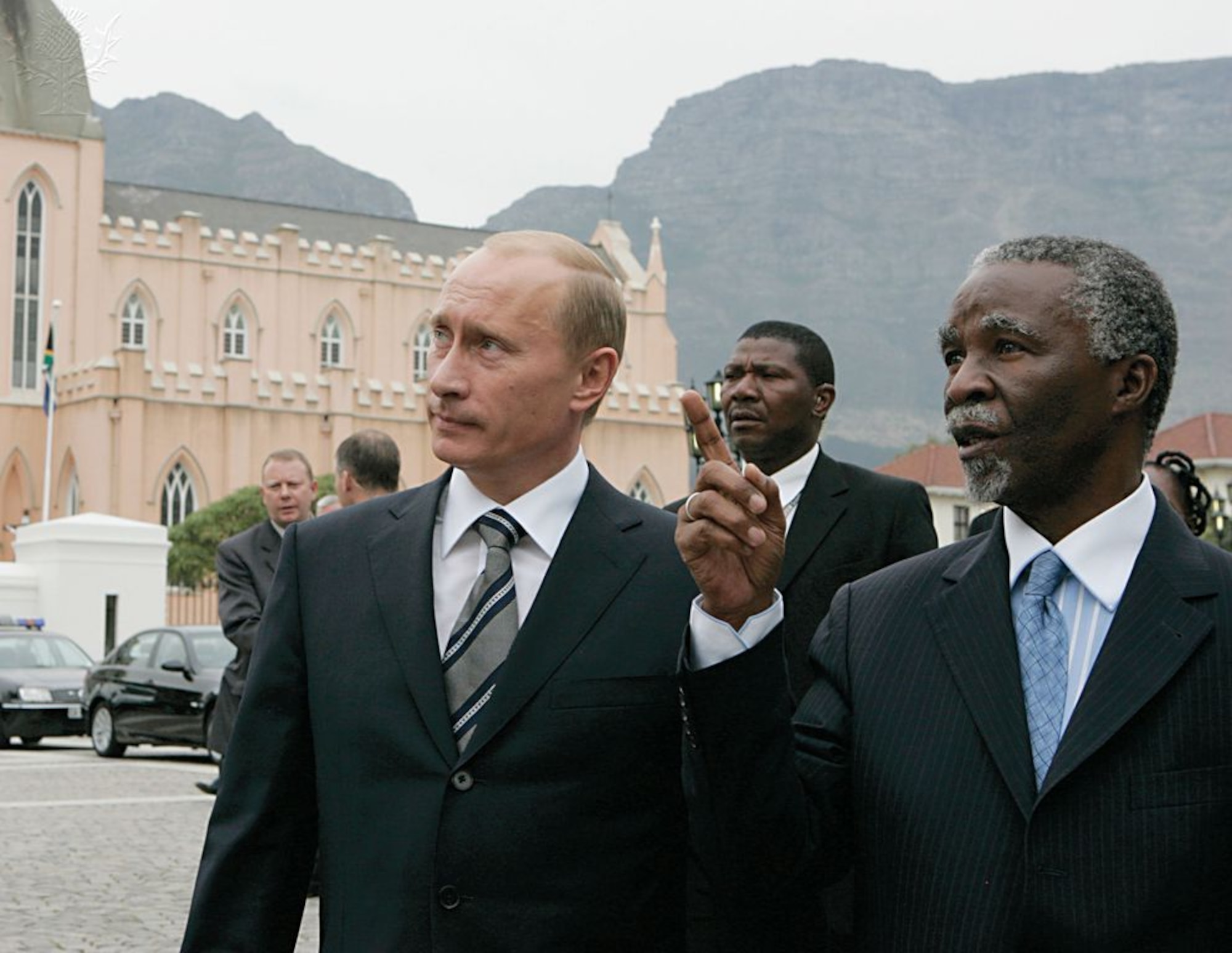 Putin, South Africa
