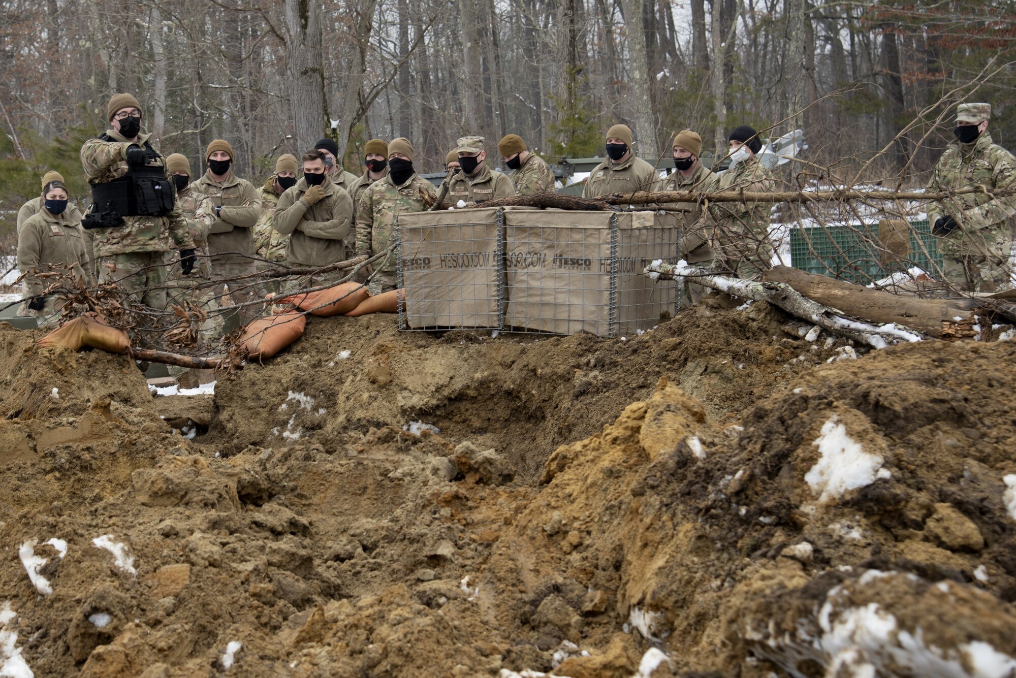 Airmen receive instructions