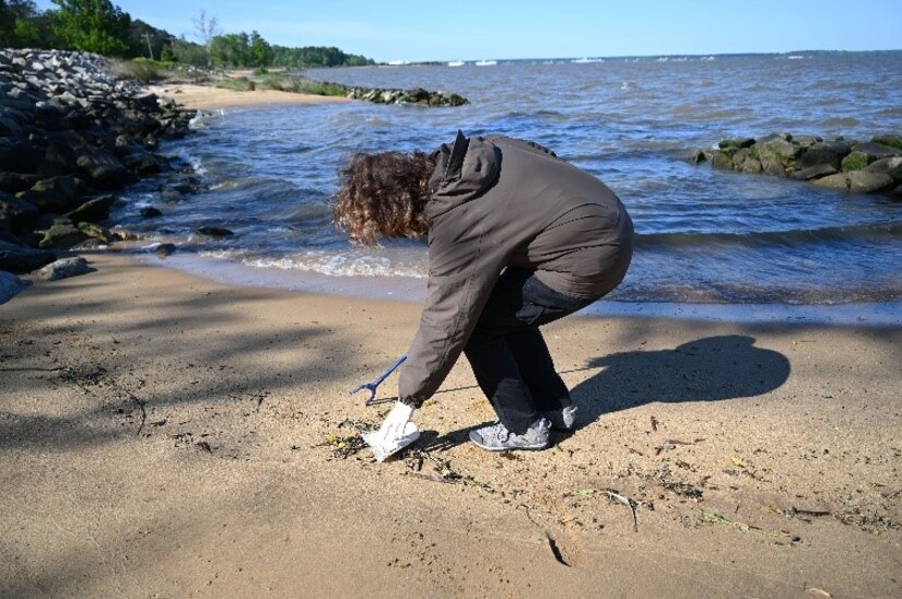 733rd CED hosts cleanup event