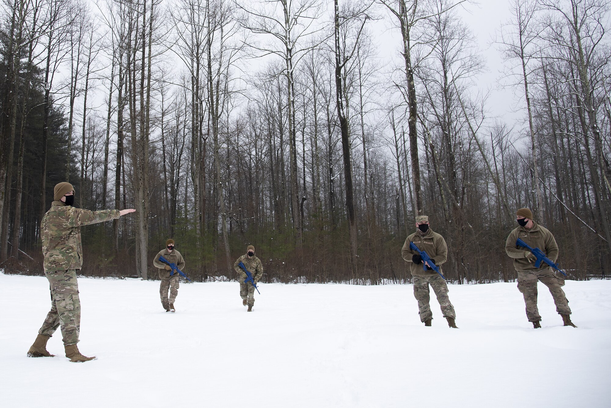 Airmen receive instruction