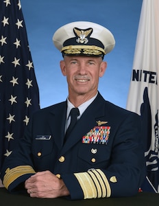 Portrait photo of Admiral Charles Ray, USCG