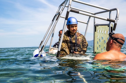 JTF-Bravo conducts overwater survival training in Colon, Honduras