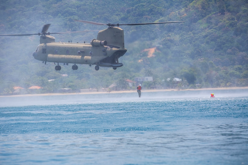 JTF-Bravo conducts overwater survival training in Colon, Honduras