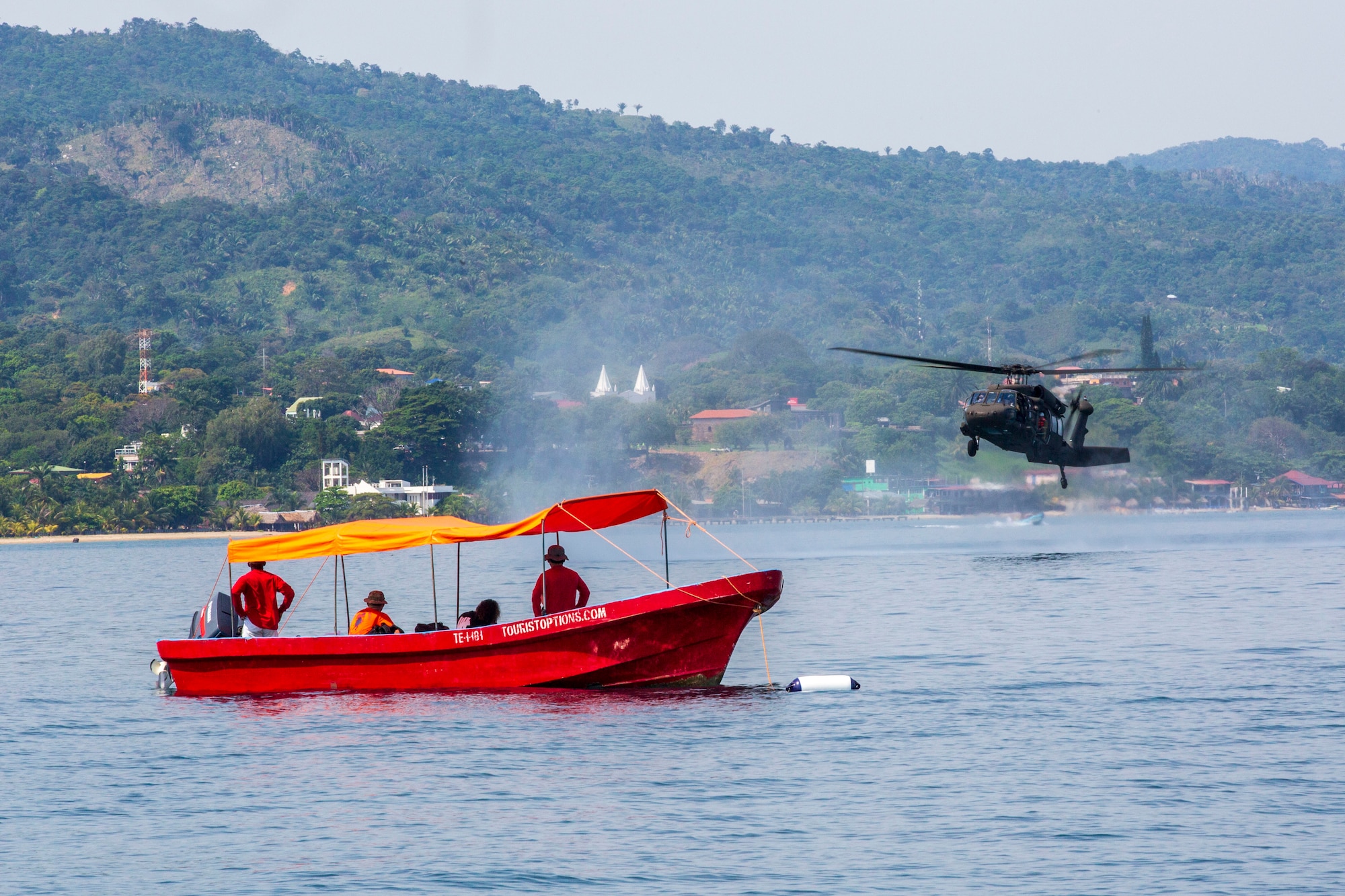 JTF-Bravo conducts overwater survival training in Colon, Honduras