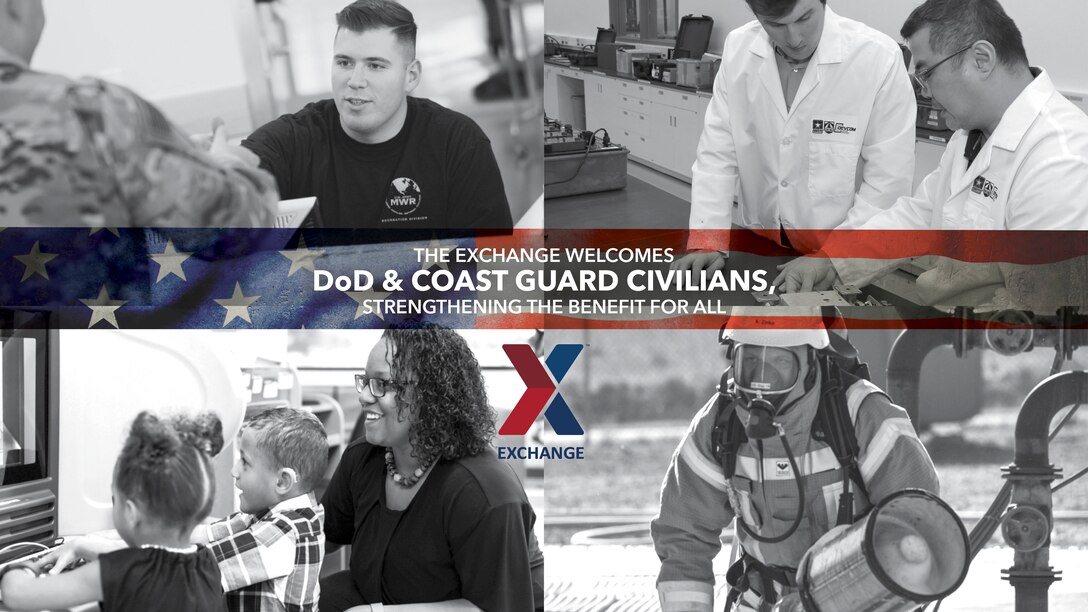 Starting May 1, Department of Defense and Coast Guard civilian employees can shop in store with the Army & Air Force Exchange Service at Edwards AFB. The expanded access benefits all who serve—past, present and future.