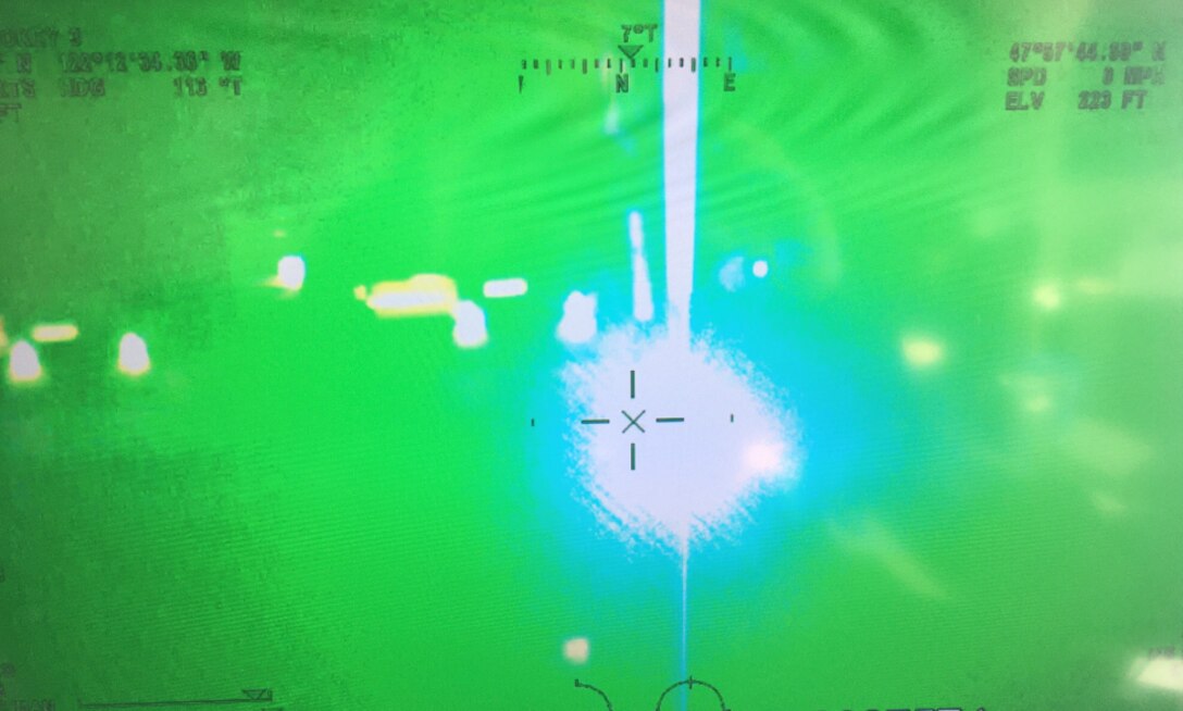 When a laser beam strikes a windshield, it often diffuses, making the windshield temporarily opaque. (Courtesy photo)