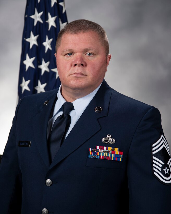 Chief Master Sgt. Christopher Kerstetter, 436th Maintenance Squadron superintendent official photo.