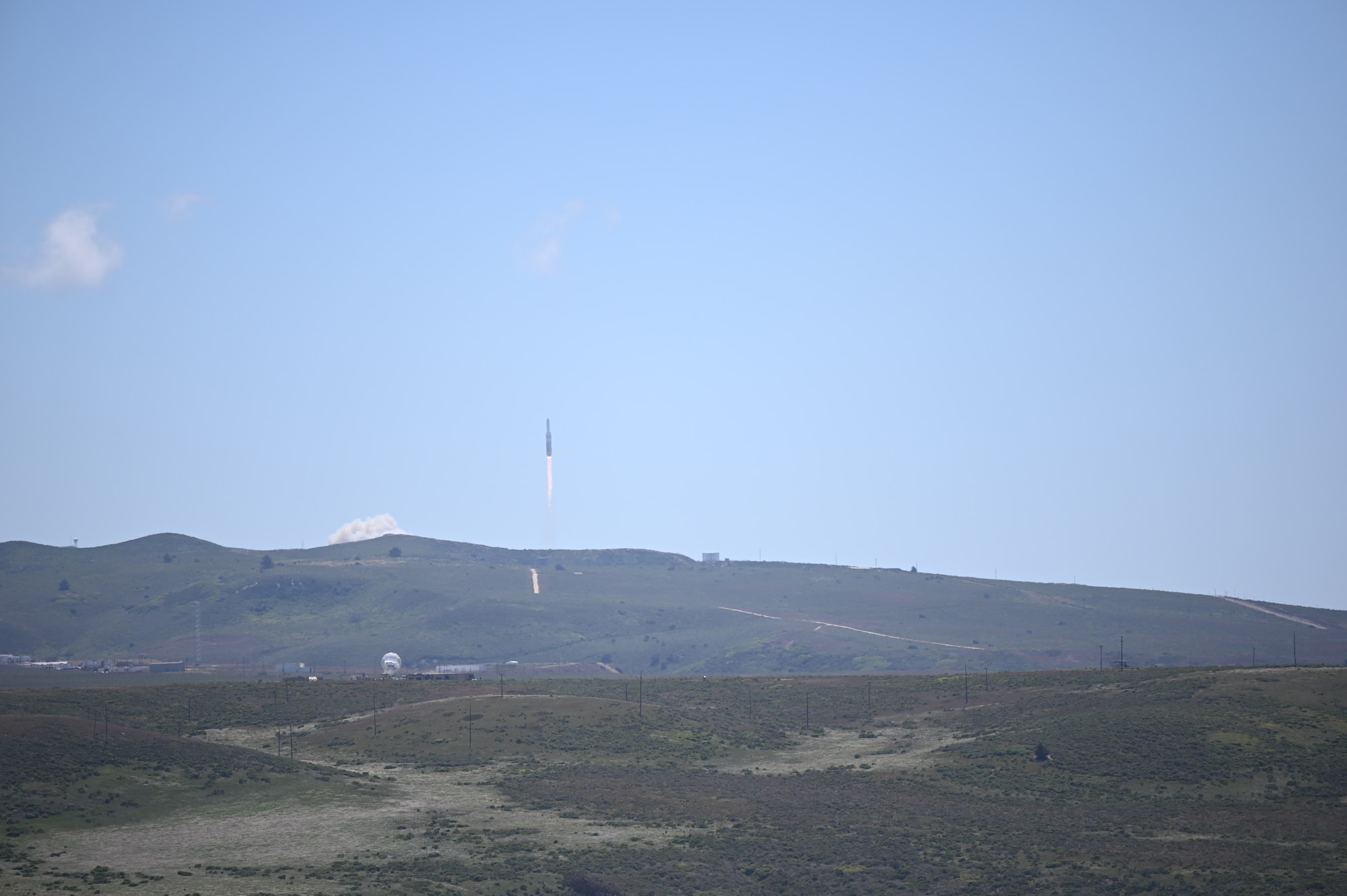 The National Reconnaissance Office Launch-82 vehicle, supported by Delta IV Heavy rockets, ascends from Space Launch Complex-6 at Vandenberg Air Force Base, California, April 26, 2021. The Delta IV Heavy has successfully placed 10 out of 10 National Security Space vehicles in designated orbits. (U.S. Space Force photo by Staff Sgt. Andrew Moore)