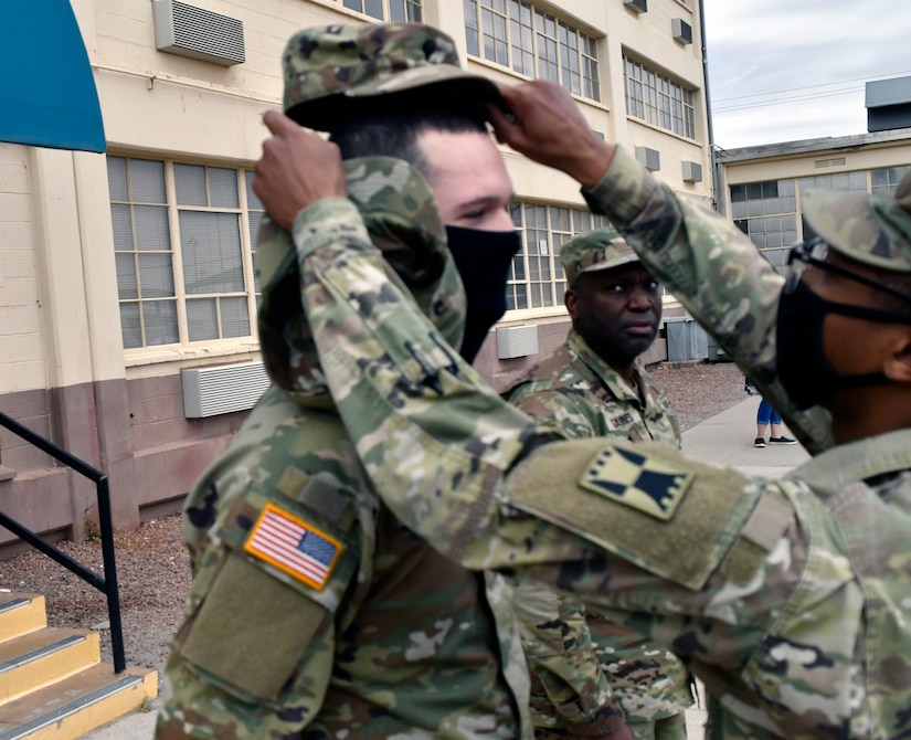 Winfield, Kansas, native and 647th Regional Support Group (Forward) Soldier advances to specialist