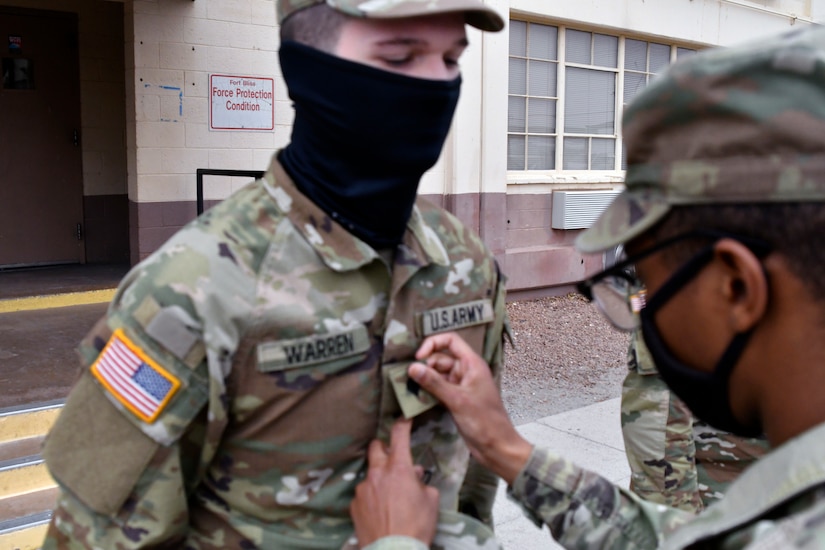 Winfield, Kansas, native and 647th Regional Support Group (Forward) Soldier advances to specialist