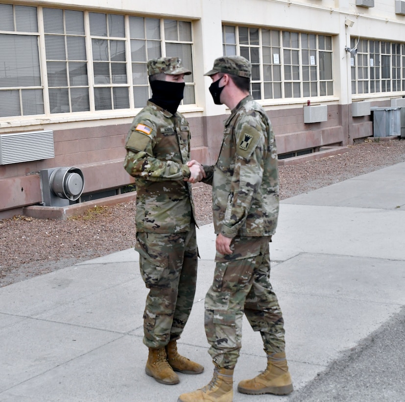 Winfield, Kansas, native and 647th Regional Support Group (Forward) Soldier advances to specialist