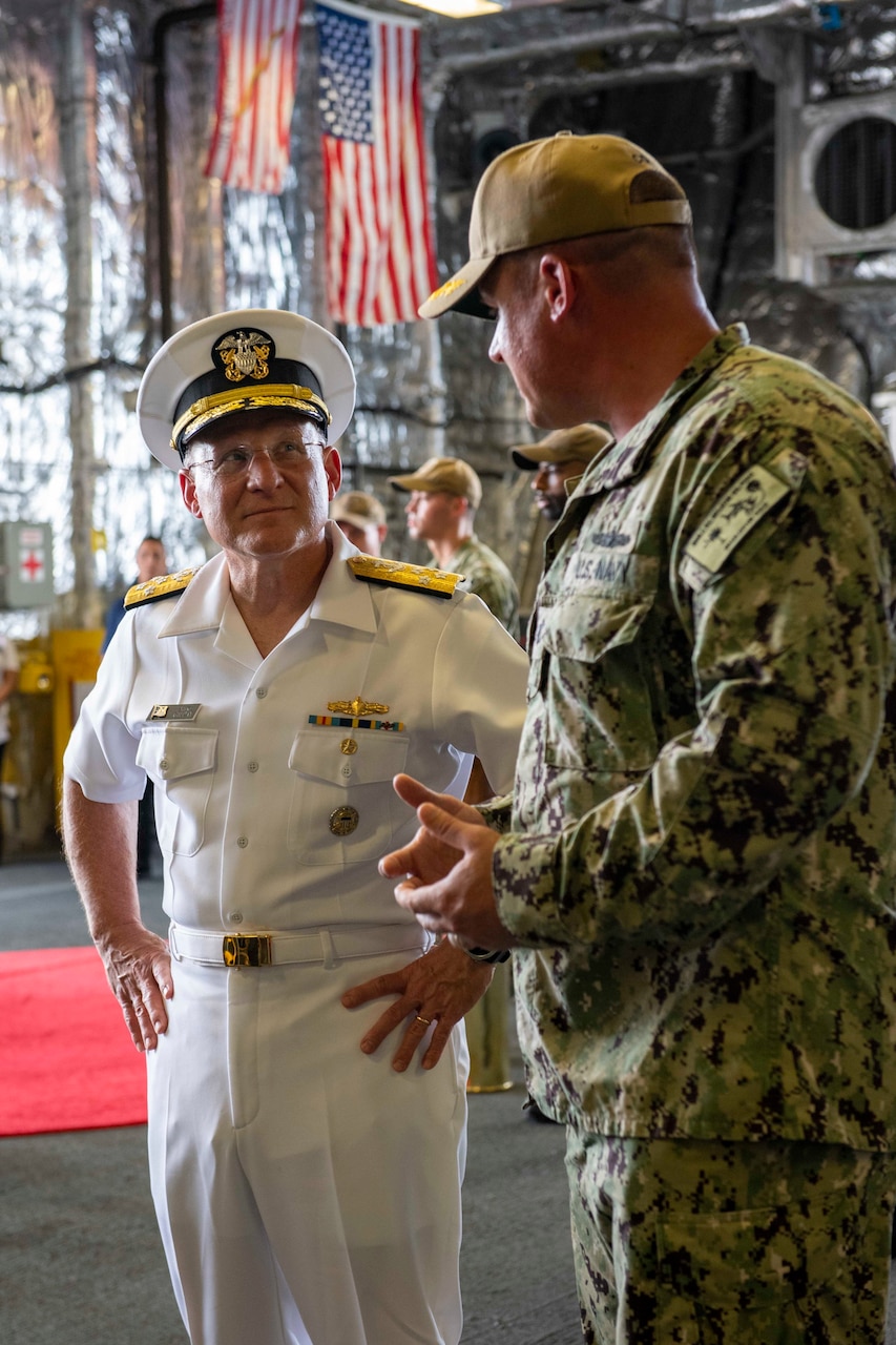 Chief of Naval Operations visits Guam, highlights LCS integration