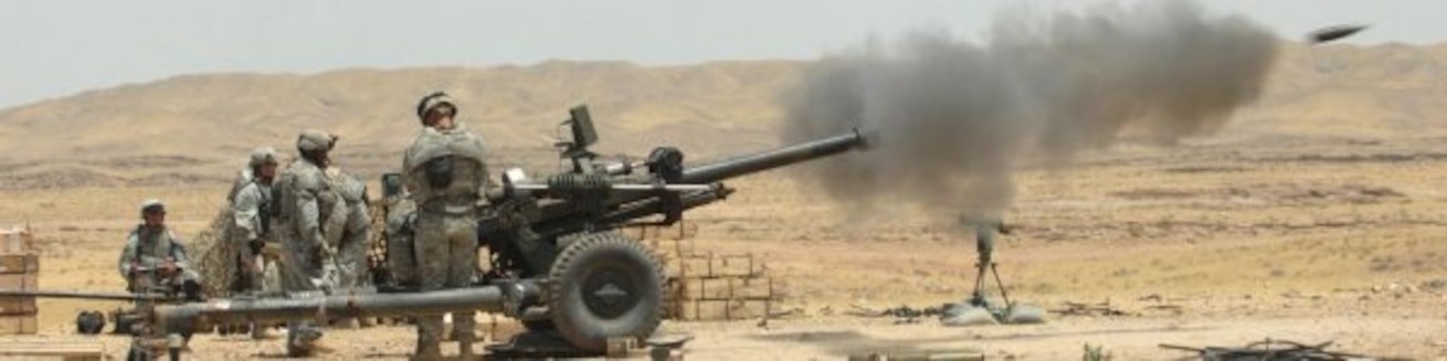 image of artillery firing