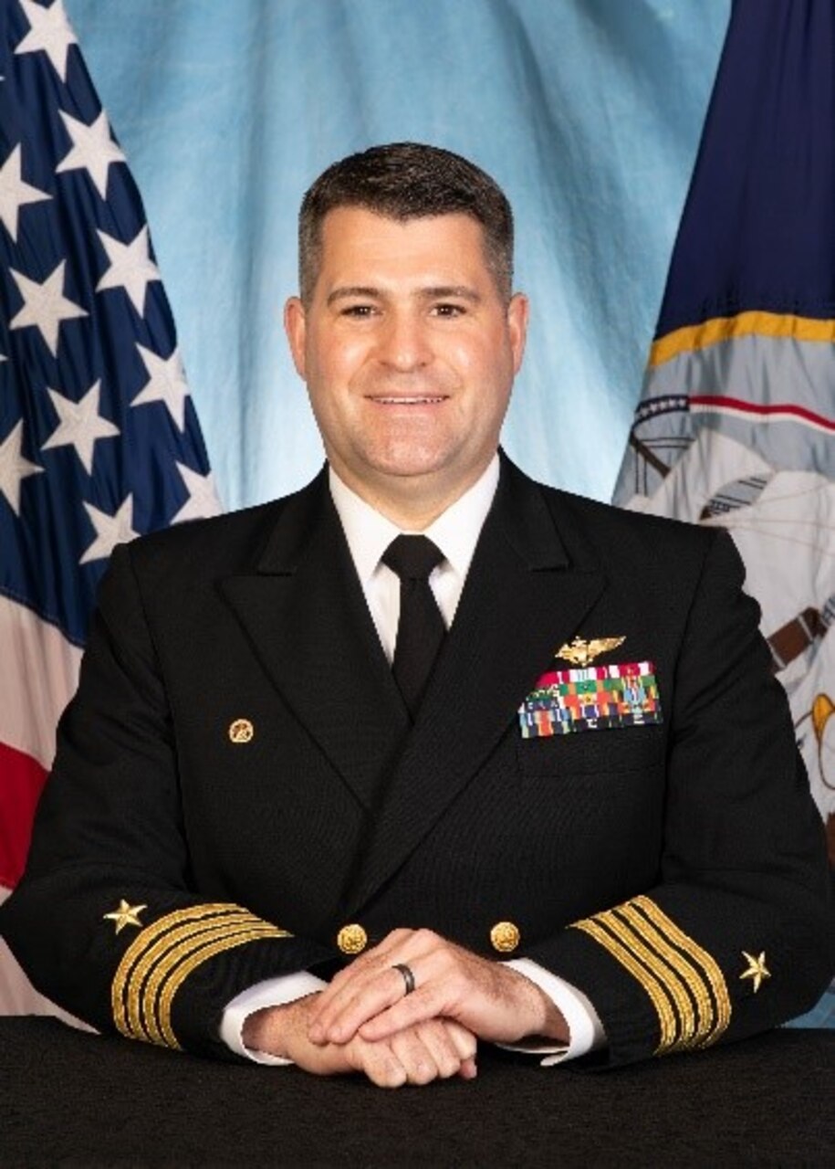 CAPT Thomas F. Foster, commanding officer, USS Kearsarge (LHD 3).