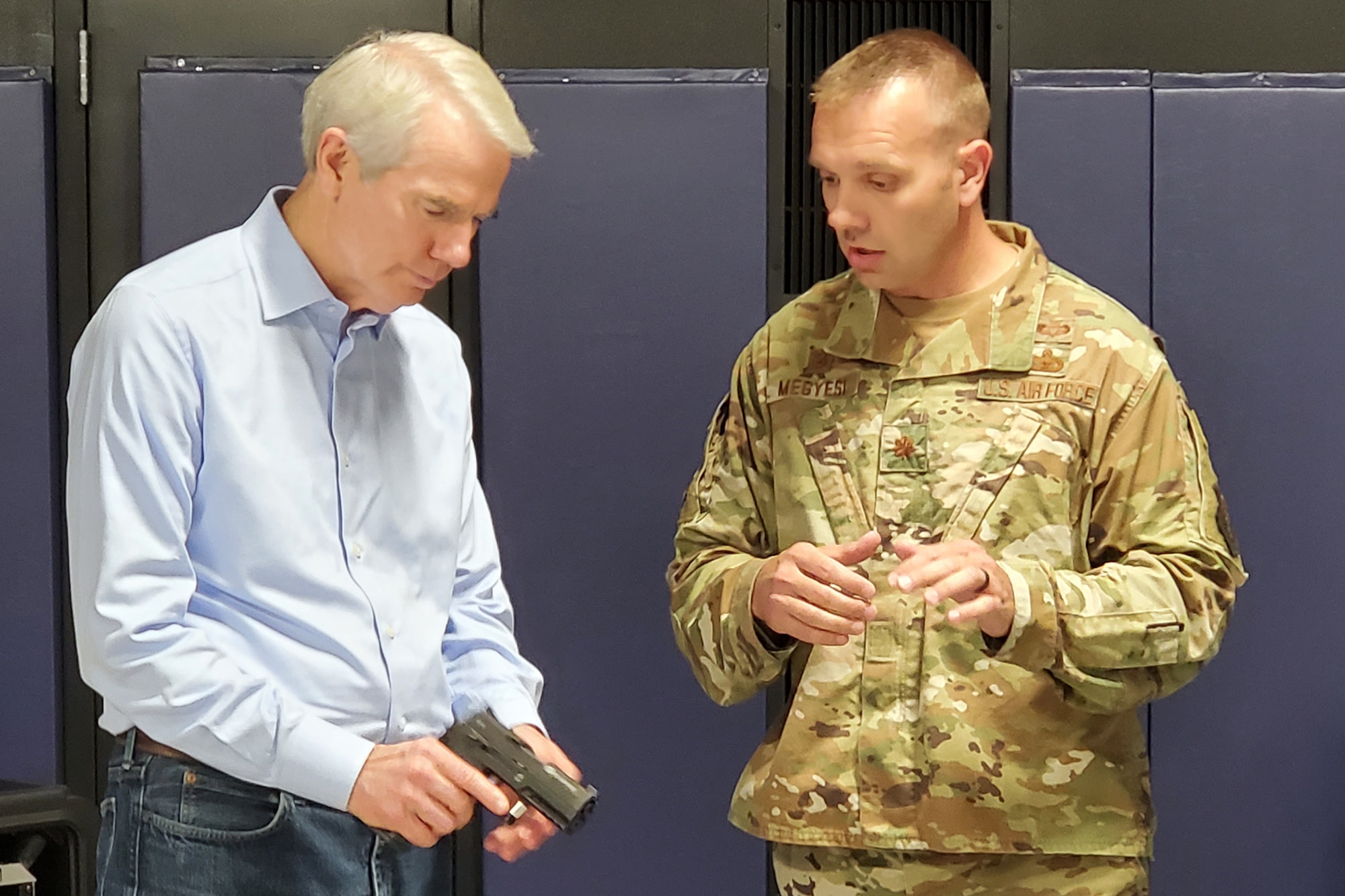 The Air Force Reserve’s 910th Airlift Wing welcomed Ohio U.S. Senator Rob Portman for a visit to Youngstown Air Reserve Station, Ohio, June 29, 2021.