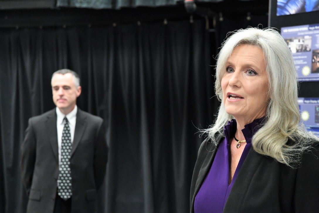 IMAGE: On July 22, Deputy Assistant Secretary of Navy Research, Development, Test and Engineering (RDT and E) under the Assistant Secretary of the Navy for Research, Development and Acquisition Joan Johnson toured Naval Surface Warfare Center Dahlgren Division’s Human Performance Lab.