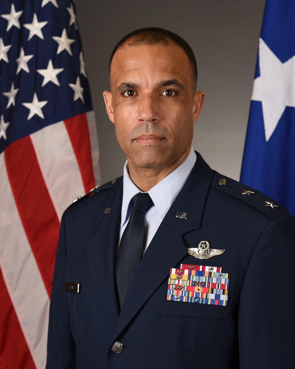 This is the official portrait of Maj. Gen. Adrian L. Spain.