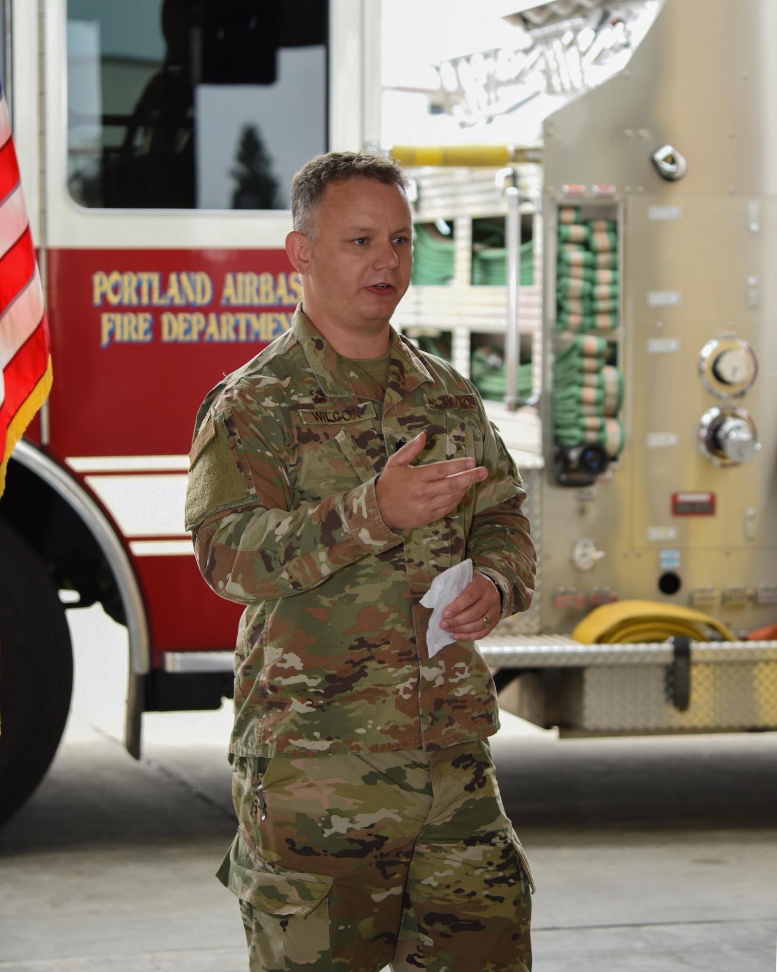 Lt. Col. Scott M. Wilcox takes command of 142nd CES