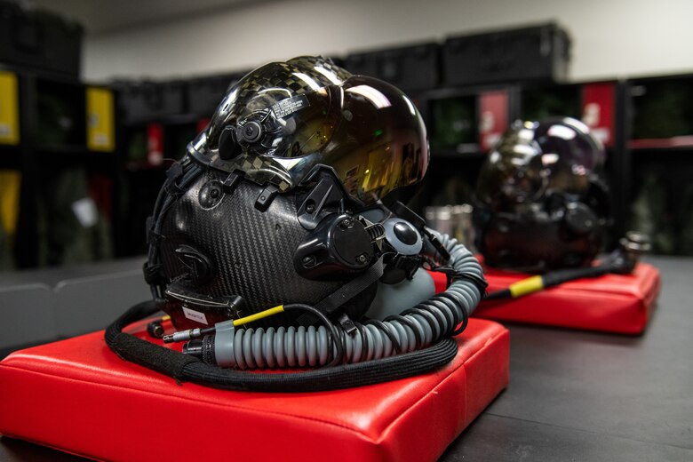 Designed to work with the F-35 Lightning II, the custom-fitted helmet serves to increase pilot responsiveness through enhanced situational awareness. Real-time imagery from the aircraft's six exterior cameras is streamed onto the helmet's display providing the pilot a view that would otherwise be obscured.