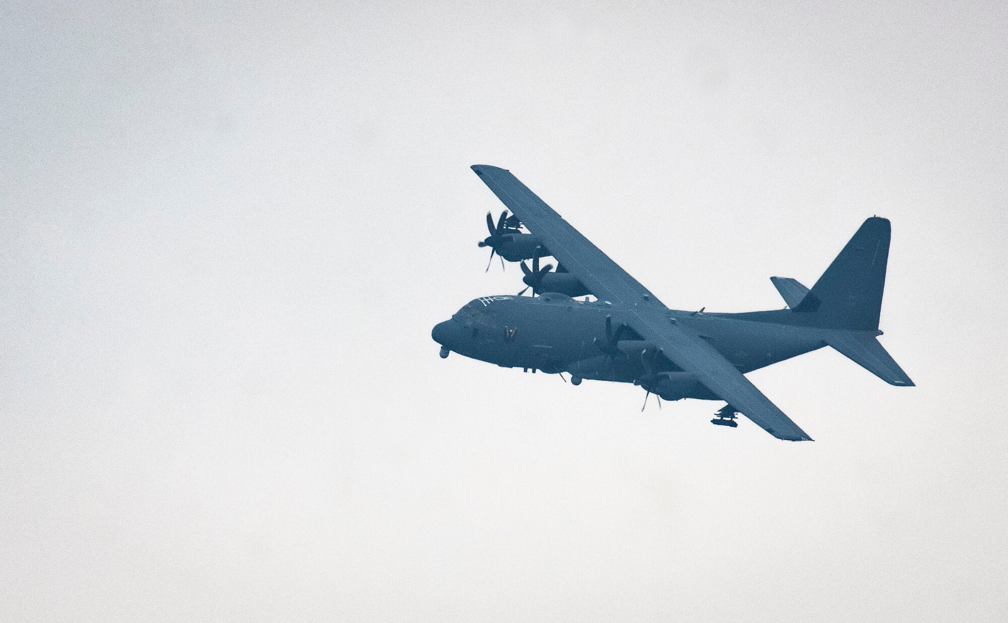 An AC-130J Ghostrider assigned to Air Force Special Operations Command demonstrates AFSOC’s airpower capabilities at Wittman Regional Airport, Wis., July 29, 2021.