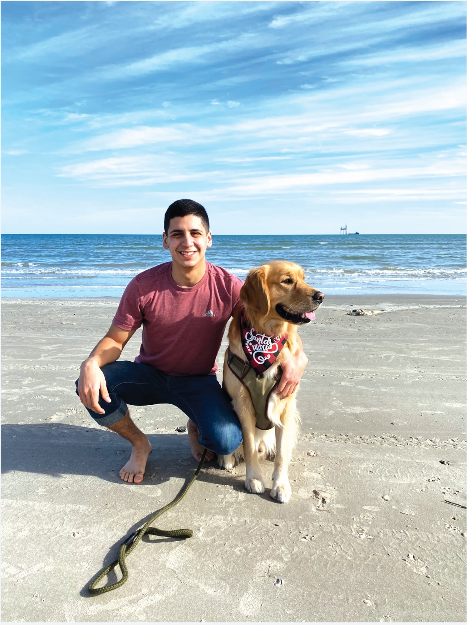 SSgt. Calvin Navarro, missile maintainer assigned to the 91st Missile Maintenance Squadron at Minot Air Force Base, poses for a photo. Courtesy asset from Calvin Navarro.