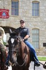 U.S. Army Sgt. 1st Class Timothy French, the platoon sergeant of the Joint Base San Antonio- Fort Sam Houston Caisson platoon took his final ride, July 23, 2021.