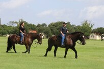 U.S. Army Sgt. 1st Class Timothy French, the platoon sergeant of the Joint Base San Antonio- Fort Sam Houston Caisson platoon took his final ride, July 23, 2021.