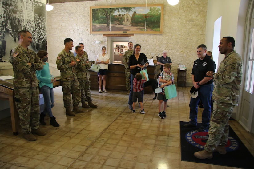 U.S. Army Sgt. 1st Class Timothy French, the platoon sergeant of the Joint Base San Antonio- Fort Sam Houston Caisson platoon took his final ride, July 23, 2021.