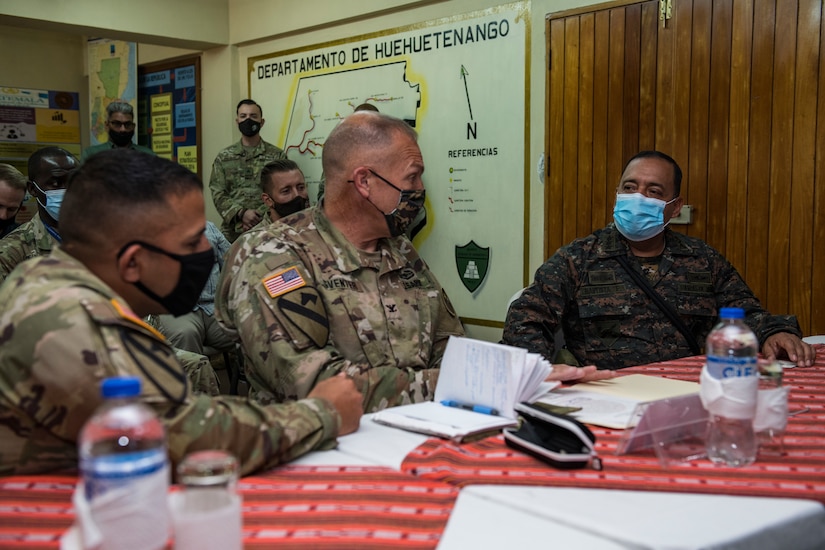 JTF-Bravo leadership conducts operational familiarization visit with civil affairs teams in Guatemala