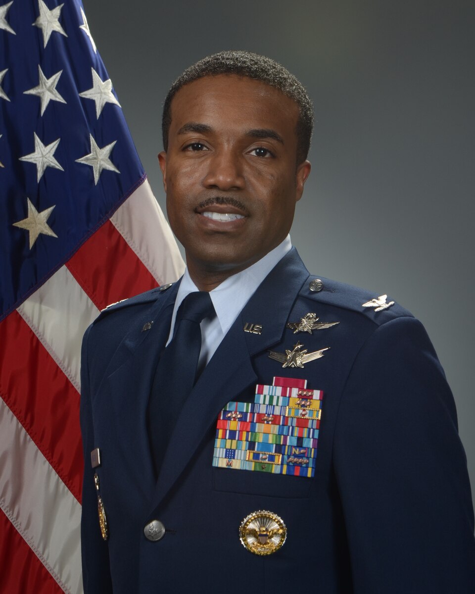 Col. Silas Darden stands for an official photo June 29, 2020. (U.S. Air Force courtesy photo)
