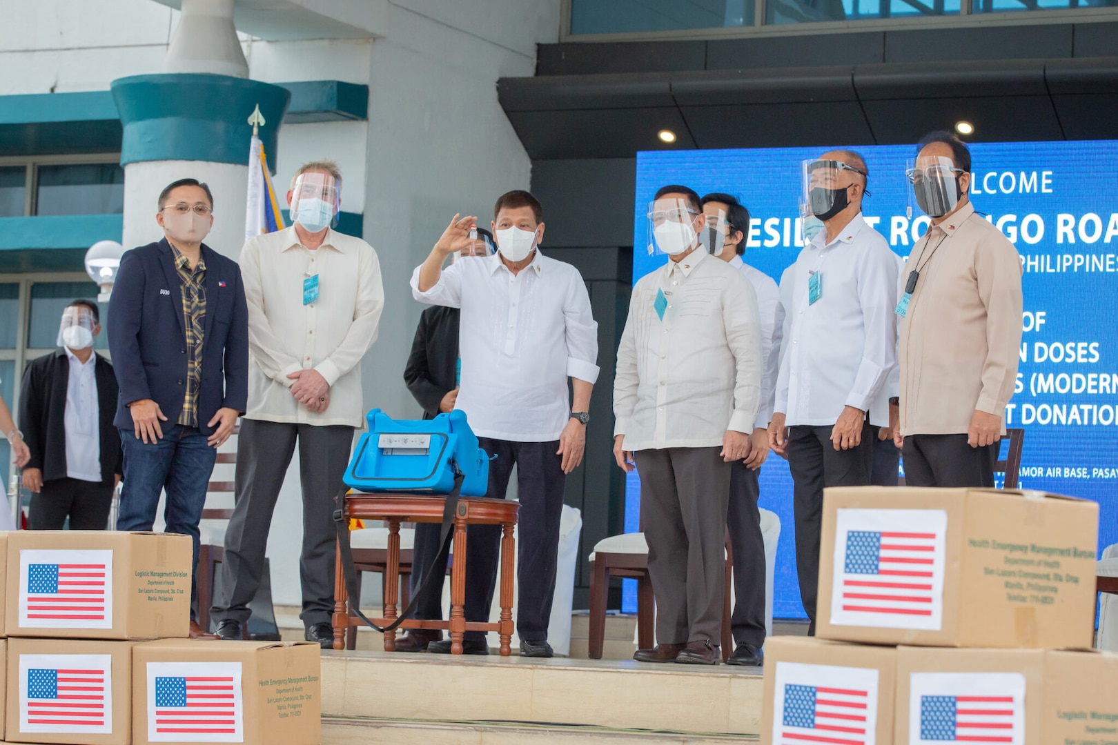 Arrival of 3 Million U.S.-Provided Moderna Vaccines to the Philippines