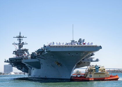 Carl Vinson Carrier Strike Group departs on deployment