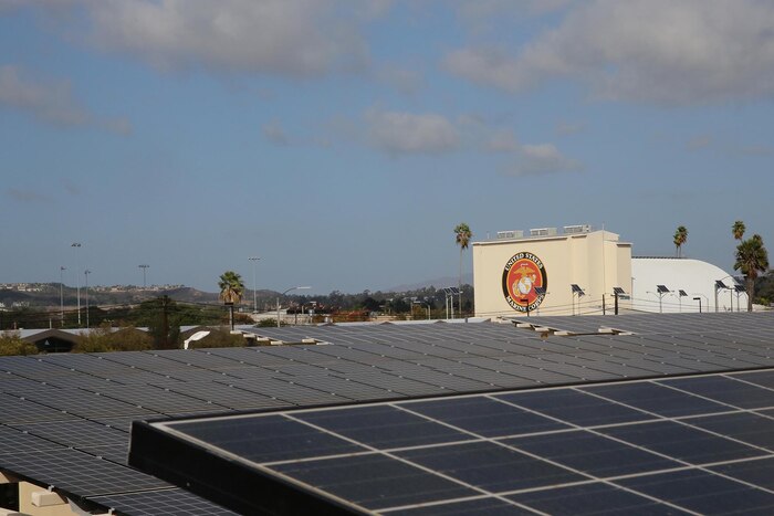 A photo shows multiple solar panels.