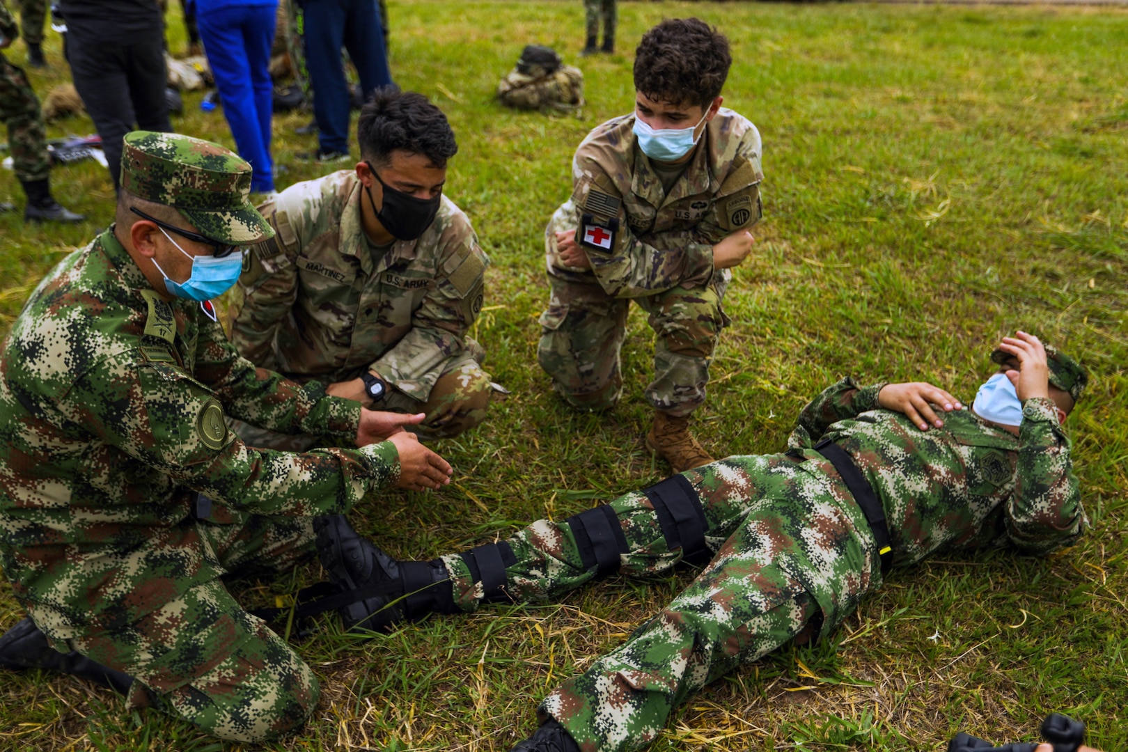 TOLEMAIDA AIR BASE, Colombia medical evacuation rehearsals