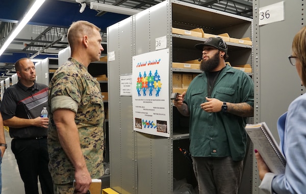 Defense Logistics Agency Distribution Commanding General Visits DLA Distribution San Joaquin