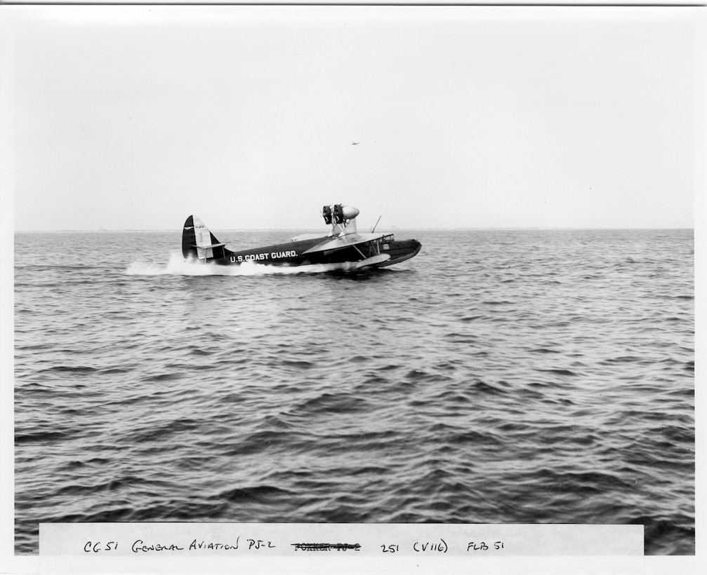 USCG PJ-2 takes off