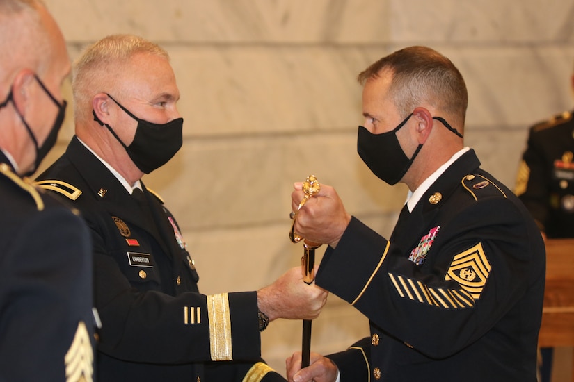 He took over for Command Sgt. Maj. David Munden who retired in August, 2020.