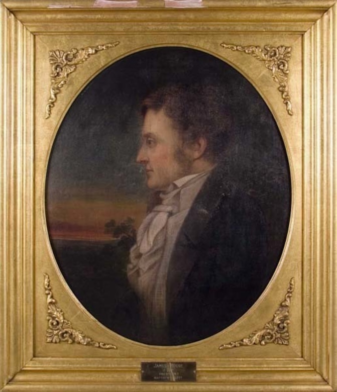 James Moore, early 1800s. Oil on canvas by Samuel Dearborn