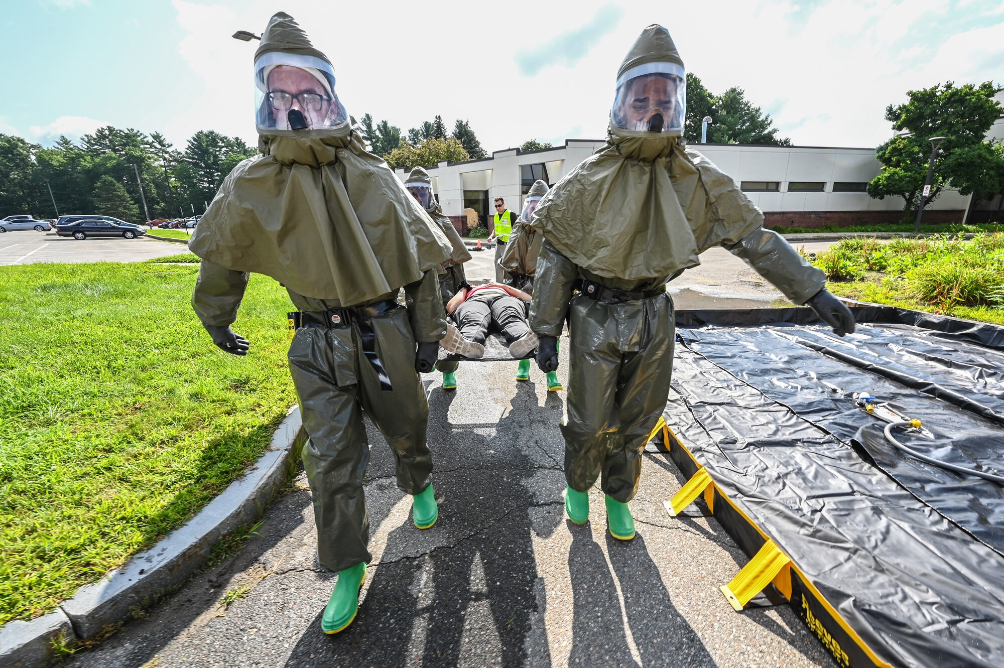 Airmen participate in medical exercise