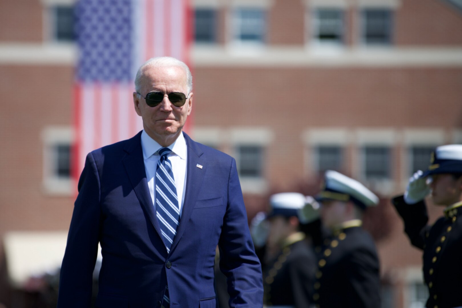 President Joseph R. Biden Jr. delivered the keynote address at the Coast Guard Academy during the 140th Commencement Exercises May 19, 2021.