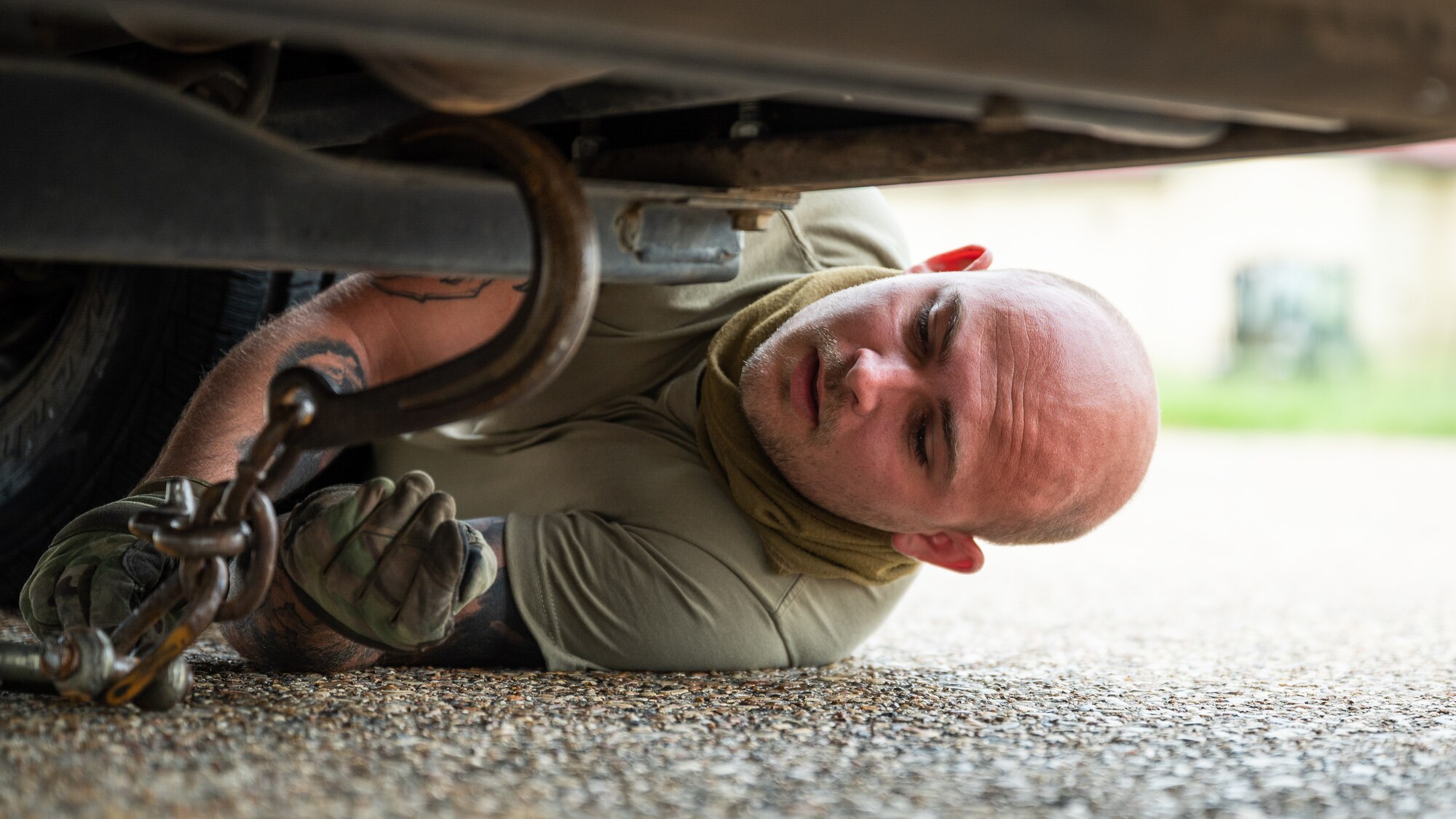 Air Force ground transportation professionals maintain base vehicles and provide transportation options for various base agencies.