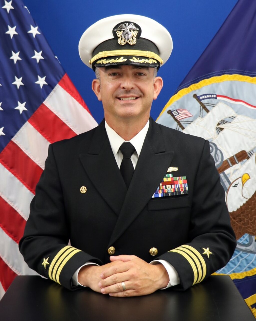 Studio portrait of Cmdr. James A. Walker