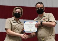 SUFFOLK, Va. (Jul. 30, 2021) Capt. Jody H. Grady, Commanding Officer, Naval Network Warfare Command / Commander, Task Force 1010, was relieved by Capt. J. Steve Correia in a change of command ceremony Jul. 30 at the command’s headquarters on the DoD Complex in Suffolk, Va.